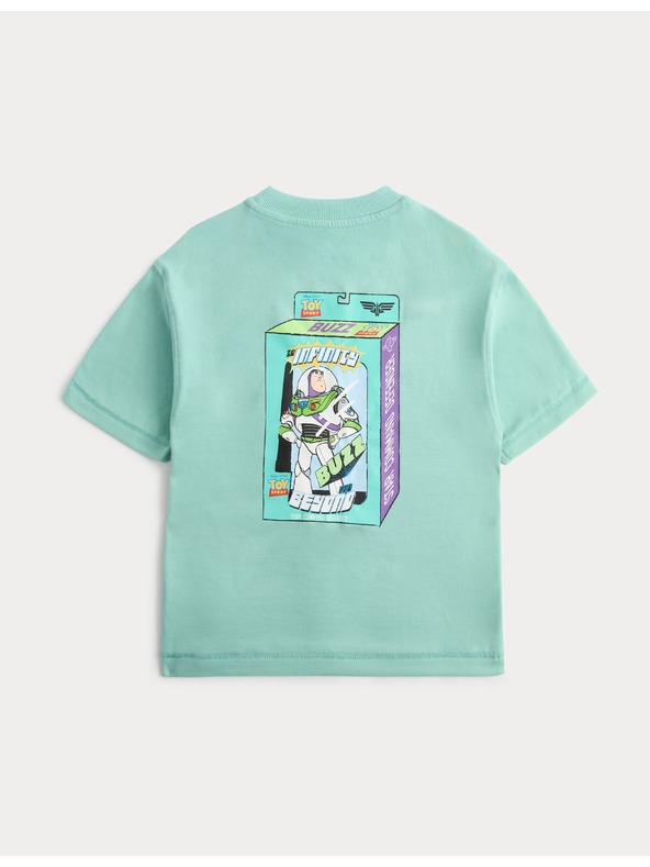 Marks & Spencer Tričko Toy Story™ z čistej bavlny (2–8 rokov) Marks & Spencer zelená