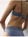 Marks & Spencer Balkonová podprsenka push-up Boston z mikrovlákna s kosticami Marks & Spencer modrá