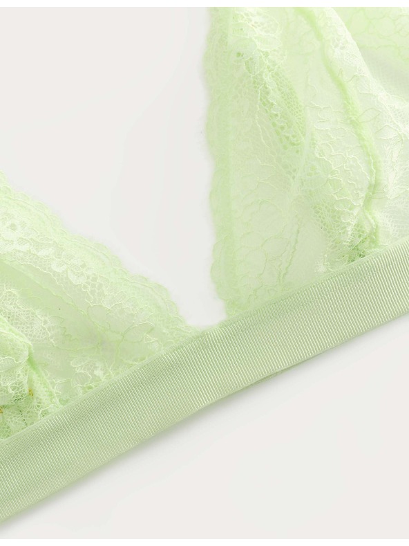 Marks & Spencer Čipková podprsenka Ida bez kostíc (A–E) Marks & Spencer zelená