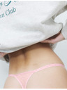 Marks & Spencer Tanga s výšivkou Leah Marks & Spencer ružová