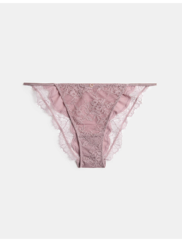 Marks & Spencer Čipkované brazílske nohavičky-tanga Nolana Marks & Spencer hnedá