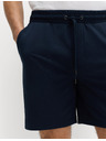 Marks & Spencer Šortky s elastickým pásom, s vysokým podielom bavlny Marks & Spencer námornícka modrá