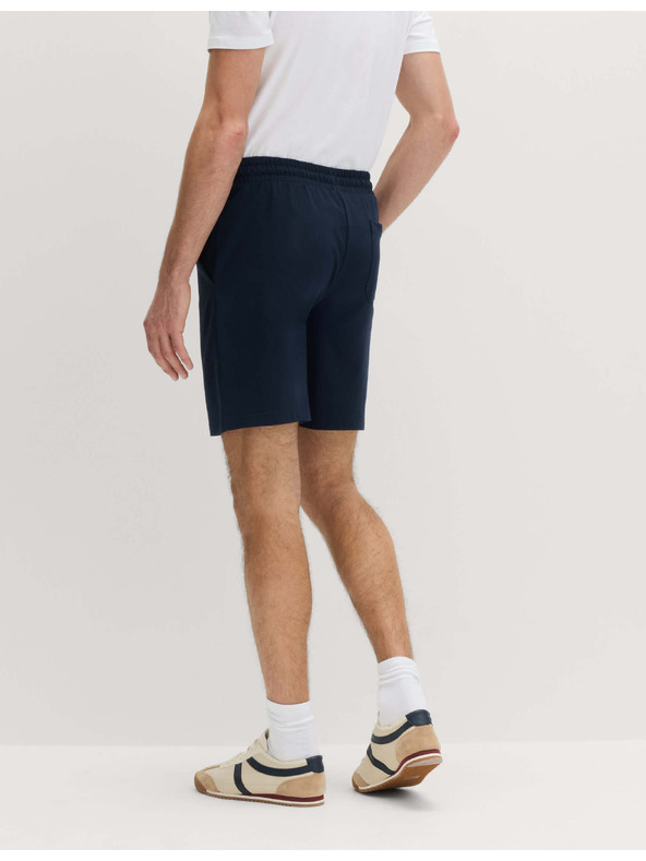 Marks & Spencer Šortky s elastickým pásom, s vysokým podielom bavlny Marks & Spencer námornícka modrá