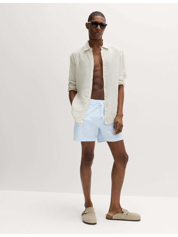 Marks & Spencer Plavecké šortky z mačkaného materiálu Marks & Spencer modrá