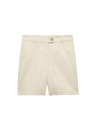 Marks & Spencer Chino kraťasy s vysokým pásom s vysokým podielom bavlny Marks & Spencer smotanová