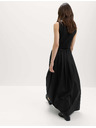 Marks & Spencer Plisovaná maxi sukňa z čistej bavlny Marks & Spencer čierna