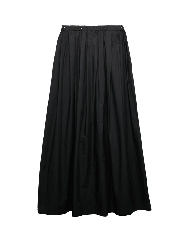 Marks & Spencer Plisovaná maxi sukňa z čistej bavlny Marks & Spencer čierna