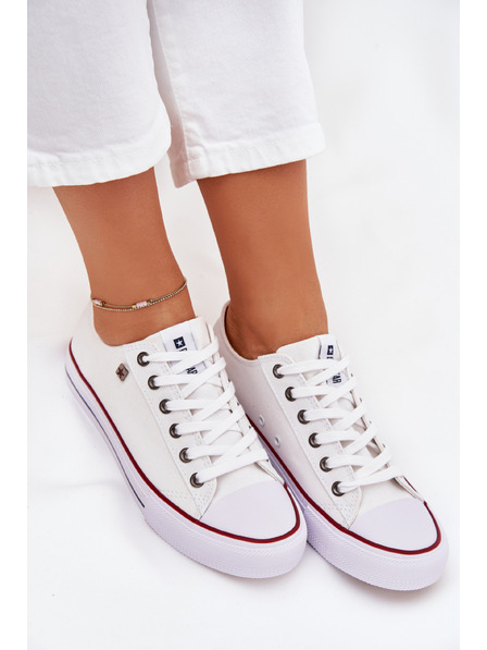 BIG STAR SHOES Dámske nízke tenisky Big Star – biele