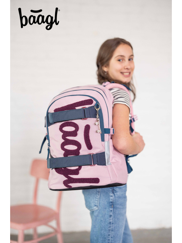BAAGL  BAAGL Školský batoh Skate Rose GRS