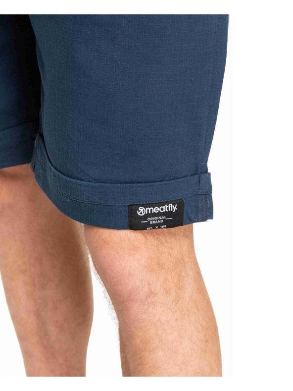 Meatfly Meatfly pánske šortky Barry 2.0 Night Blue Ripstop