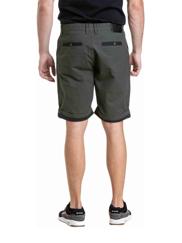 Meatfly Meatfly pánske šortky Barry 2.0 Army Green / Black Ripstop
