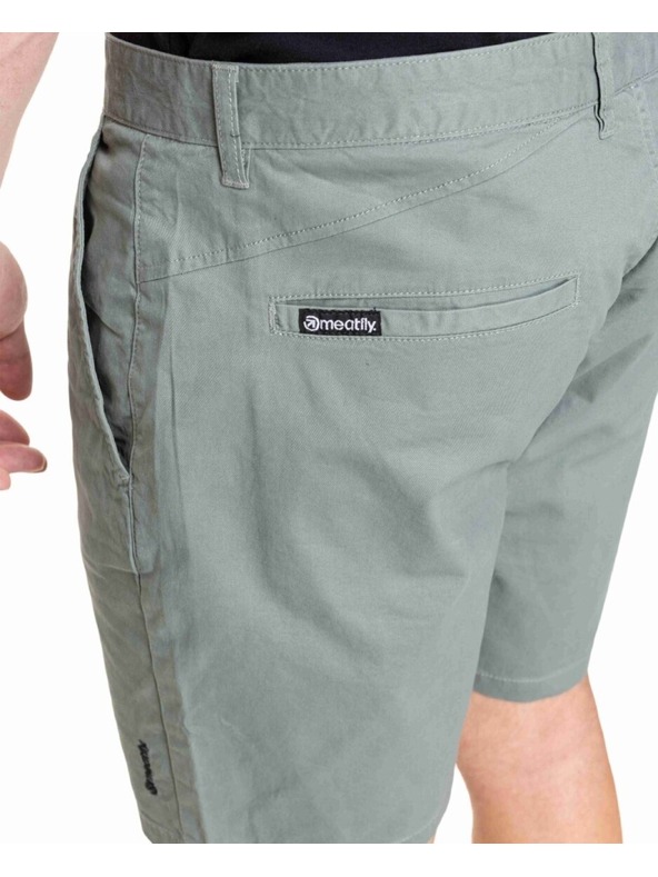 Meatfly Meatfly pánske šortky Anthrax 2.0 Green Gray