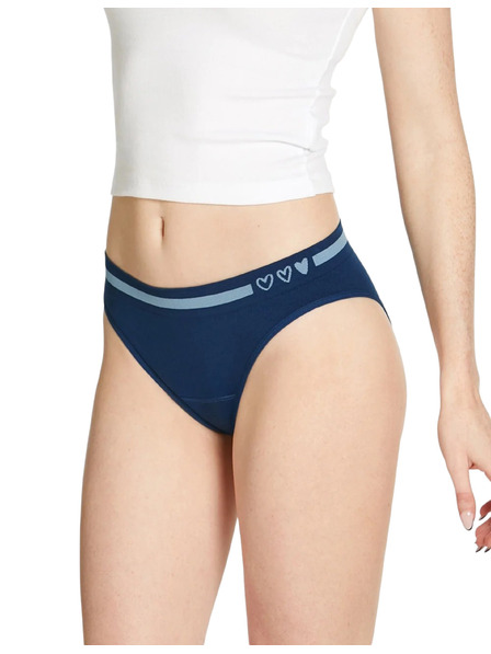 Love Luna Dievčenské menštruačné nohavičky Love Luna Seamfree Bikini Brief Night Sky