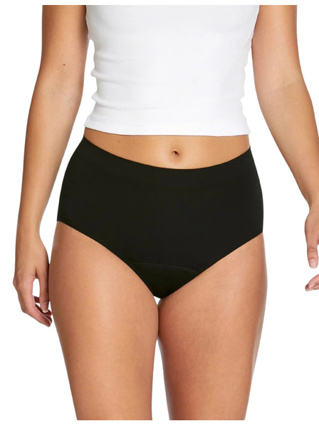 Love Luna Menštruačné nohavičky Love Luna Seamfree Full Brief čierne