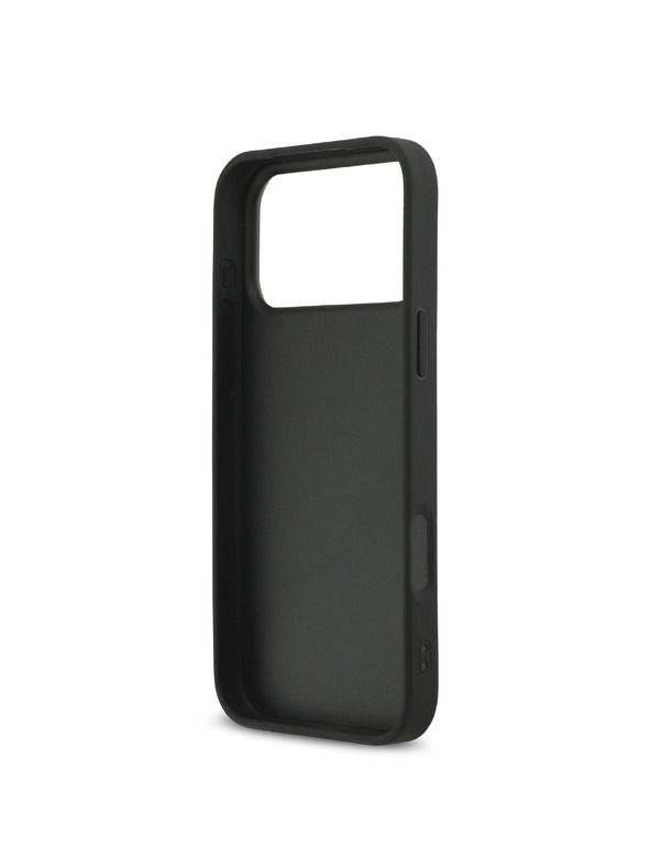 Karl Lagerfeld Karl Lagerfeld Fixed Glitter Metal Ikonik Zadný Kryt pre iPhone 17 Pro Max Black