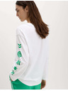 Marks & Spencer Oversized tričko s grafikou z čistej bavlny Marks & Spencer biela