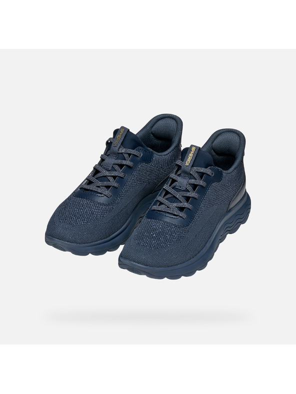 Geox Tmavomodré dámske tenisky Geox Spherica Plus Fast in