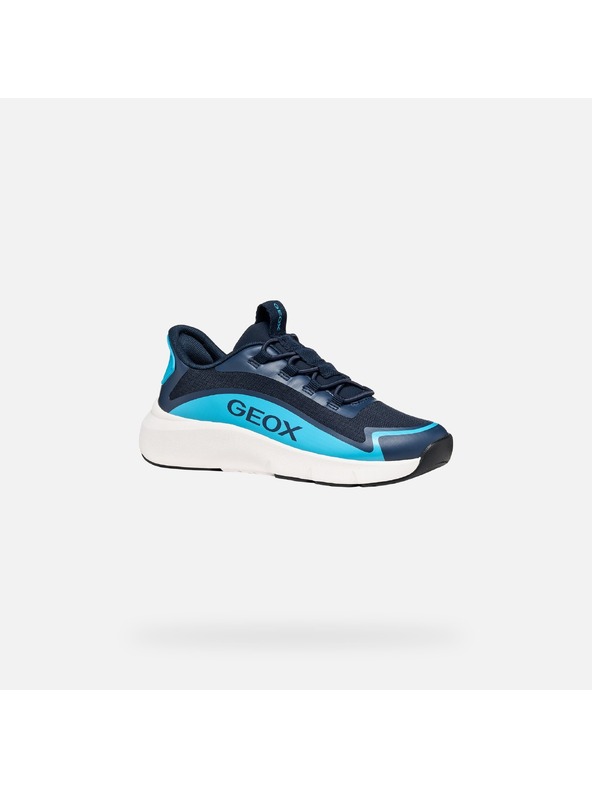Geox Tmavomodré chlapčenské tenisky Geox Pro-ran Fast in