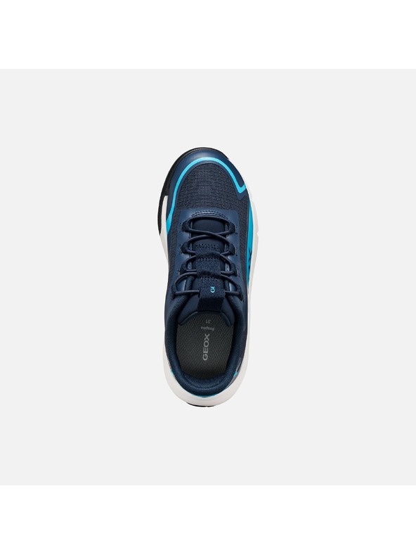 Geox Tmavomodré chlapčenské tenisky Geox Pro-ran Fast in