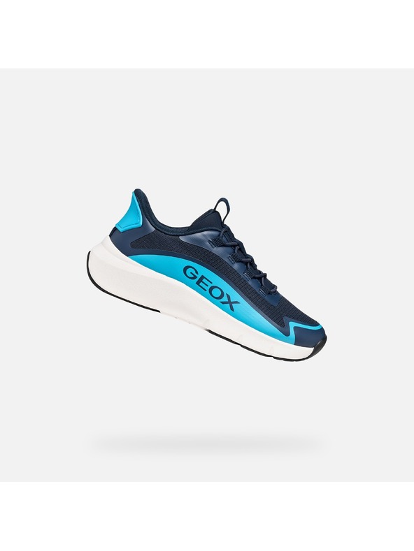 Geox Tmavomodré chlapčenské tenisky Geox Pro-ran Fast in