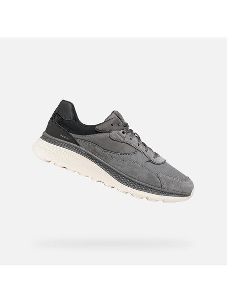 Geox Tmavosivé pánske tenisky Geox Spherica Actif X1