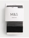 Marks & Spencer Sieťované pančuchy po kolená Marks & Spencer čierna