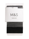 Marks & Spencer Sieťované pančuchy po kolená Marks & Spencer čierna
