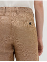 Marks & Spencer Chino šortky, zo zmesi ľanu Marks & Spencer hnedá