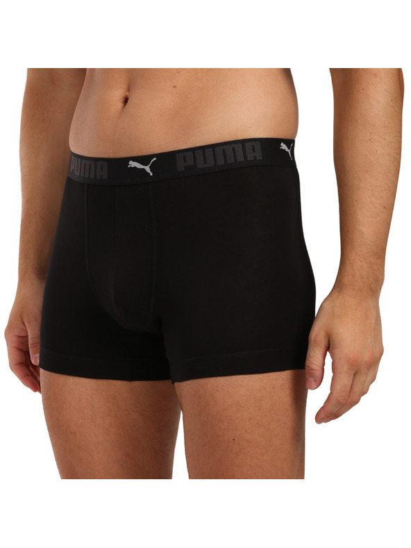 Puma Sada dvoch - pánske boxerky Puma čierne