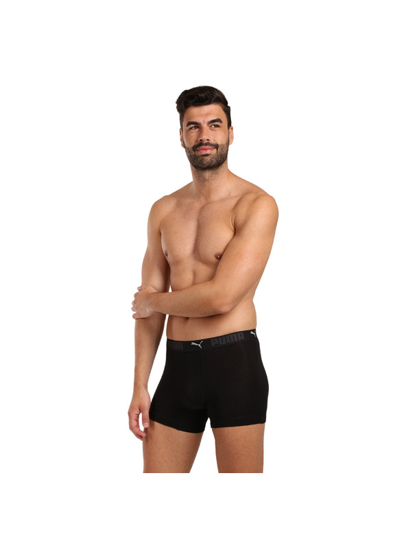 Puma Sada dvoch - pánske boxerky Puma čierne