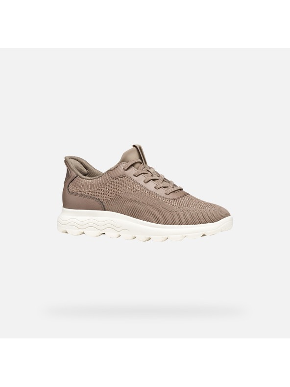 Geox Hnedé dámske tenisky Geox Spherica Plus Fast in