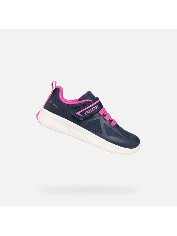 Geox Tmavomodré dievčenské tenisky Geox Foot-run