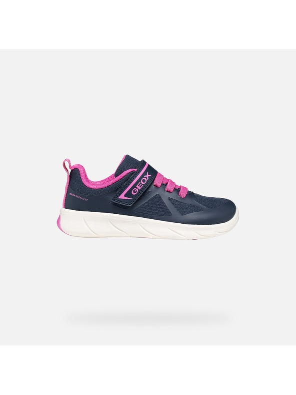 Geox Tmavomodré dievčenské tenisky Geox Foot-run