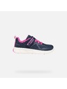 Geox Tmavomodré dievčenské tenisky Geox Foot-run