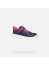 Geox Tmavomodré dievčenské tenisky Geox Foot-run