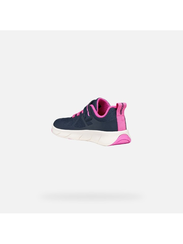 Geox Tmavomodré dievčenské tenisky Geox Foot-run