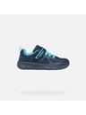 Geox Tmavomodré chlapčenské tenisky Geox Foot-run