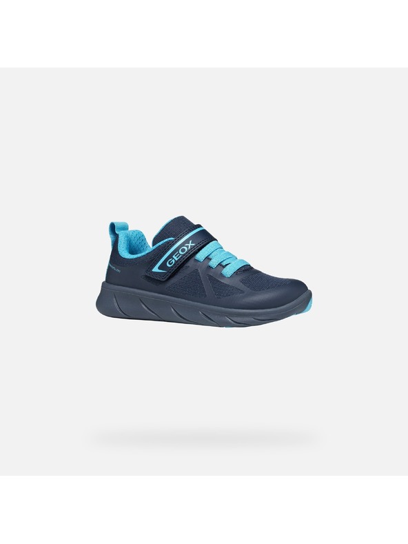 Geox Tmavomodré chlapčenské tenisky Geox Foot-run