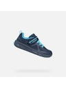 Geox Tmavomodré chlapčenské tenisky Geox Foot-run