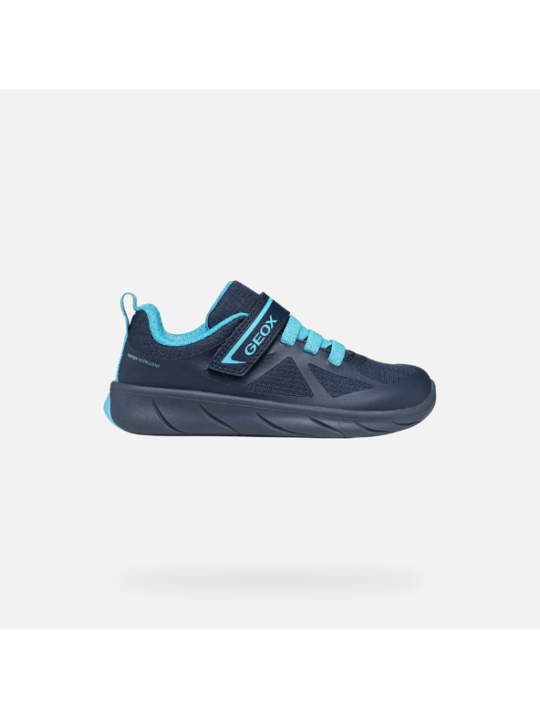 Geox Tmavomodré chlapčenské tenisky Geox Foot-run