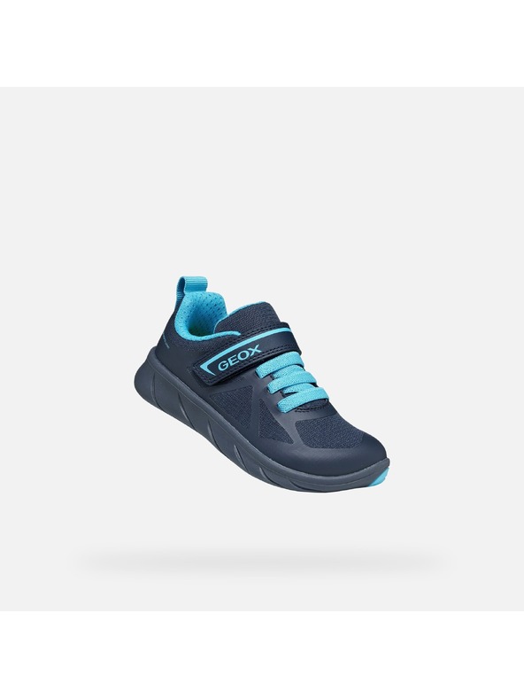 Geox Tmavomodré chlapčenské tenisky Geox Foot-run