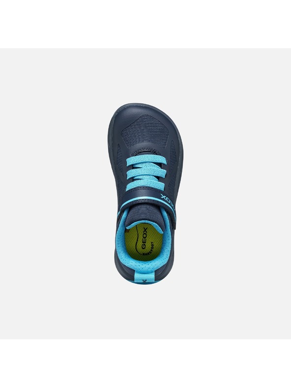 Geox Tmavomodré chlapčenské tenisky Geox Foot-run