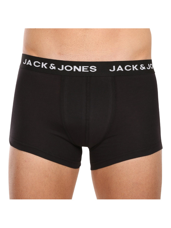 Jack & Jones Sada desiatich - pánske boxerky Jack and Jones čierne