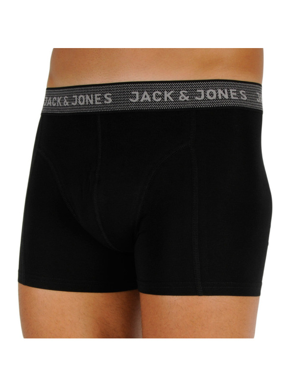 Jack & Jones Sada troch čiernych boxeriek Jack & Jones