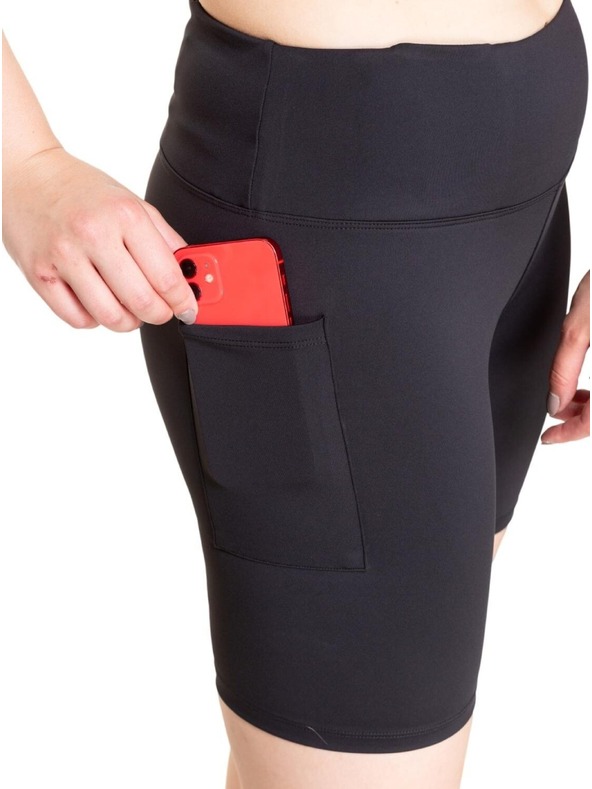 Meatfly Meatfly dámske biker kraťasy Shorbi Long Black