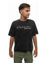 Meatfly Meatfly unisex tričko Big Shock Krajdos Black Acid Wash