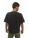 Meatfly Meatfly unisex tričko Big Shock Krajdos Black Acid Wash