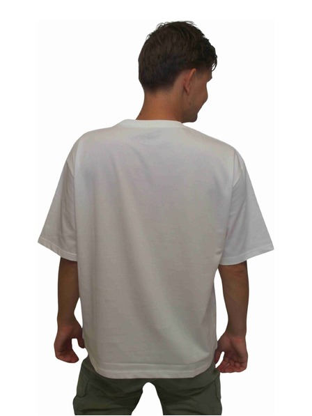 Meatfly Meatfly unisex tričko Big Shock Krajdos White