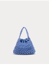 Marks & Spencer Príručná taška s korálkami Macrame Marks & Spencer modrá