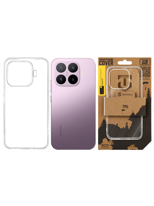 Tactical Tactical TPU Kryt pre Xiaomi 17T Transparent